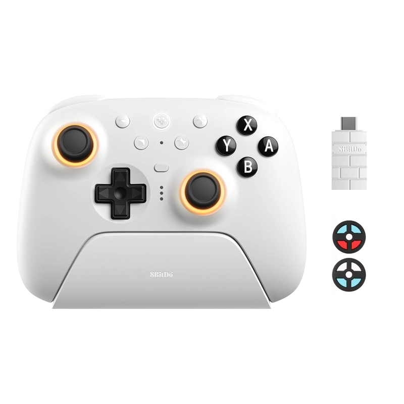 8BITDO ULTIMATE 2 CONTROLADOR BLUETOOTH CON JOYSTICKS TMR PARA SWITCH, PC CON WINDOWS, CONTROLADOR - 1