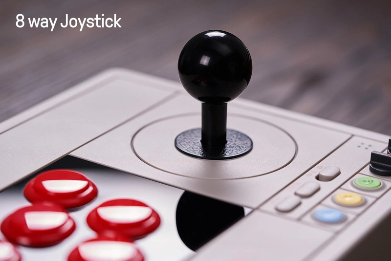8BITDO ARCADE STICK PARA SWITCH & WINDOWS, ARCADE FIGHT STICK SUPPORT INALAMBRICO BLUETOOTH, 2.4G - 5
