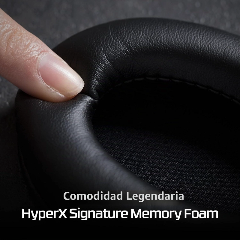 HYPERX CLOUD - AURICULARES PARA JUEGOS, COMODIDAD CON ESPUMA VISCOELASTICA, MICROFONO - 3