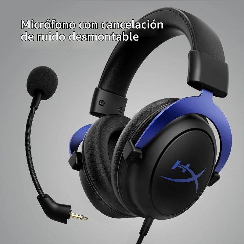 HYPERX CLOUD - AURICULARES PARA JUEGOS, COMODIDAD CON ESPUMA VISCOELASTICA, MICROFONO - 5