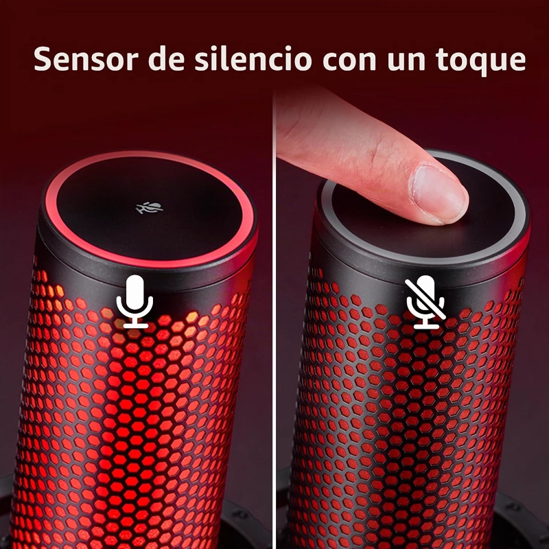 HYPERX QUADCAST 2 - MICROFONO USB PARA JUEGOS, TRANSMISION Y PODCASTING, CON CONTROLES INTEGRADOS, - 3