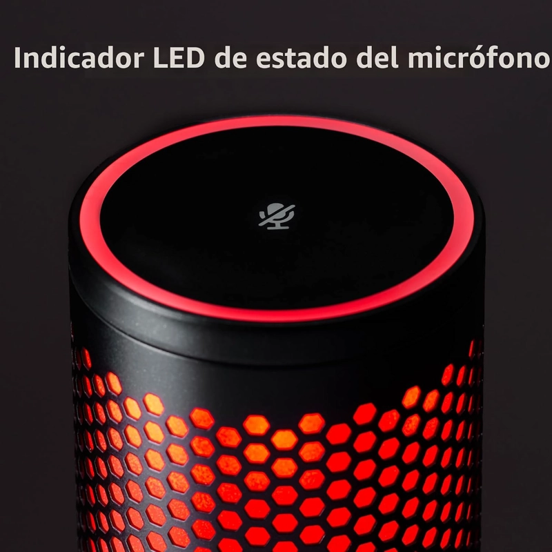 HYPERX QUADCAST 2 - MICROFONO USB PARA JUEGOS, TRANSMISION Y PODCASTING, CON CONTROLES INTEGRADOS, - 5