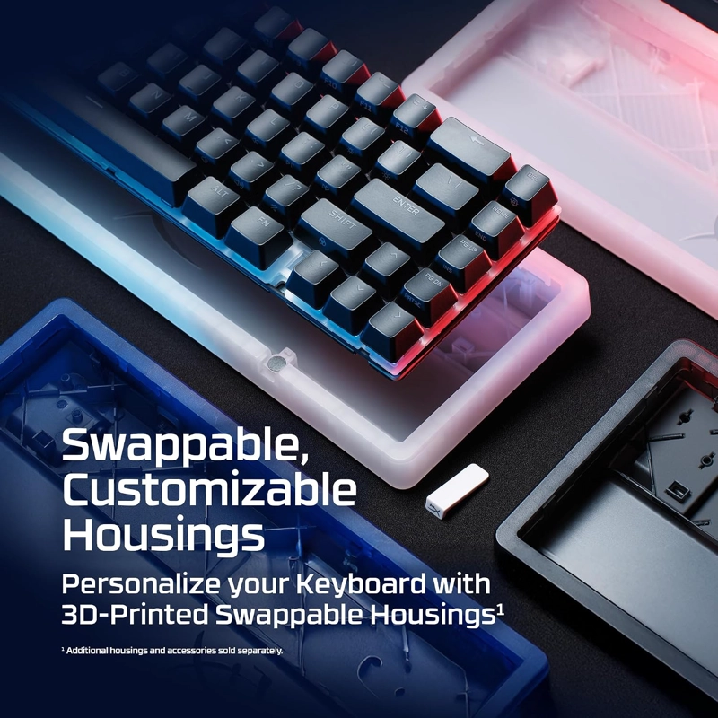 HYPERX ORIGINS 2 PRO 65, TECLADO PARA JUEGOS, PC, INTERRUPTORES LINEALES MAGNE TICOS, DISPARADOR - 4