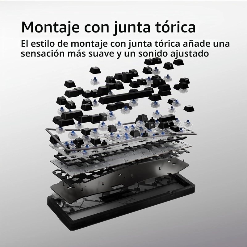 HYPERX ORIGINS 2 PRO 65, TECLADO PARA JUEGOS, PC, INTERRUPTORES LINEALES MAGNE TICOS, DISPARADOR - 5