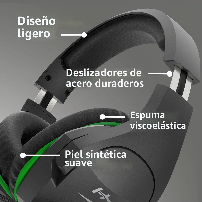 HYPERX CLOUDX STINGER CORE - AURICULARES INALAMBRICOS PARA JUEGOS, PARA XBOX SERIES X S Y XBOX ONE, - 6