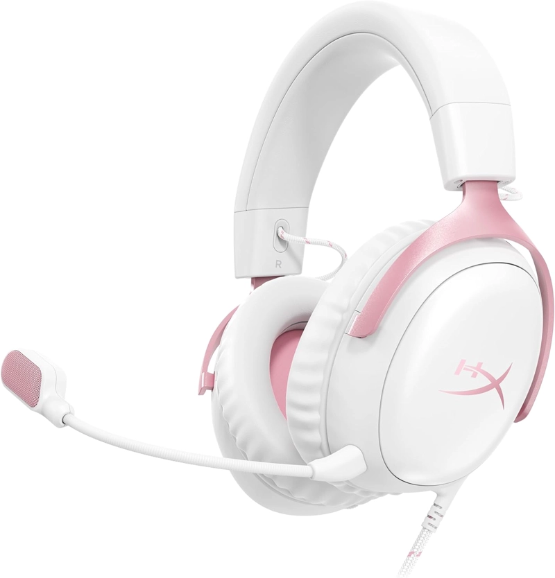 HYPERX CLOUD III WIRED PARA JUEGOS GAMER HEADSET, PC, PS5, XBOX SERIES X S, ANGLED 53MM DRIVERS, - 1