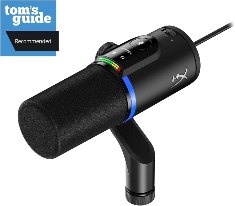 HYPERX FLIPCAST MICROFONO STREAMING XLR/USB DINAMICO PARA PC, MACOS, PLAYSTATION, NINTENDO SWITCH, - 2