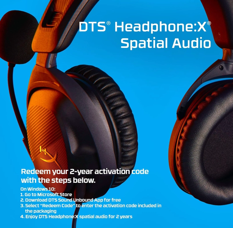 HYPERX CLOUD STINGER 2 AURICULARES PARA JUEGOS TECLADO DE MEMBRANA RGB DE NUCLEO DE ALEACION - 3