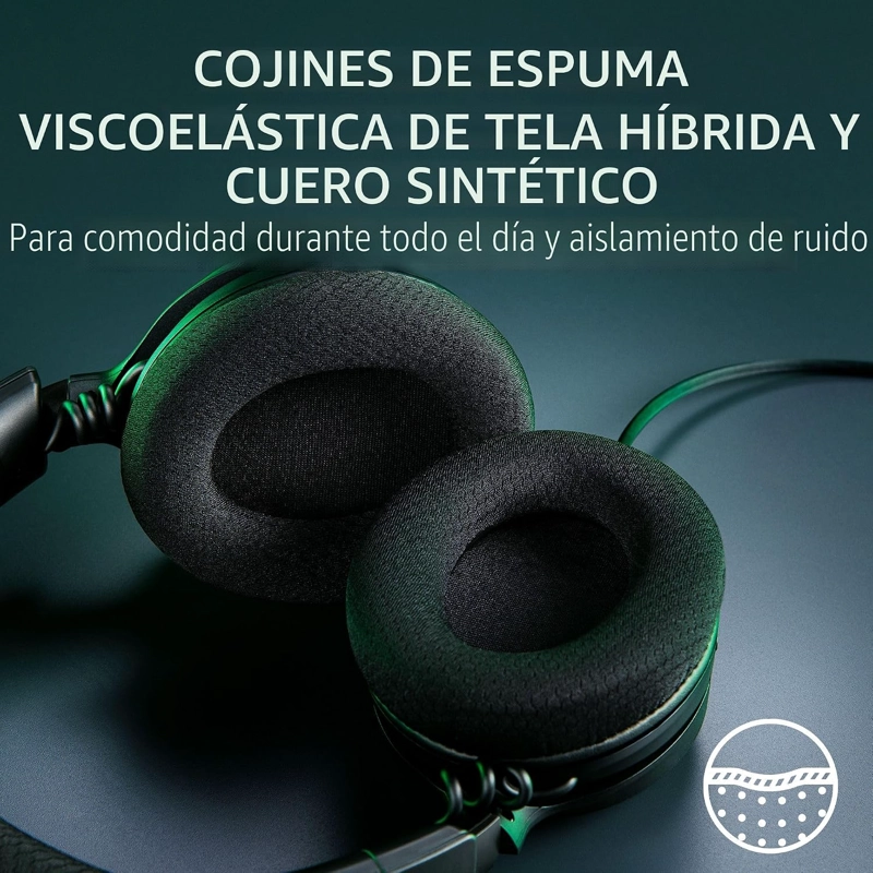RAZER KRAKEN V4 X AURICULARES PARA JUEGOS USB-C Y TIPO A CON CABLE, COLOR - 5
