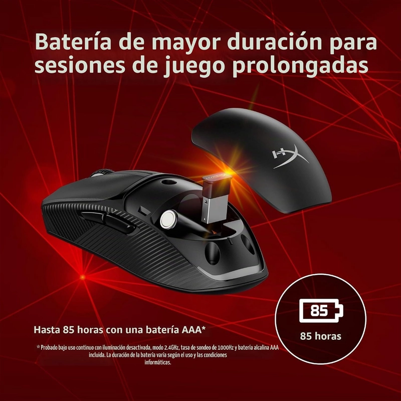 HYPERX PULSEFIRE FUSE RATON PARA JUEGOS - 4