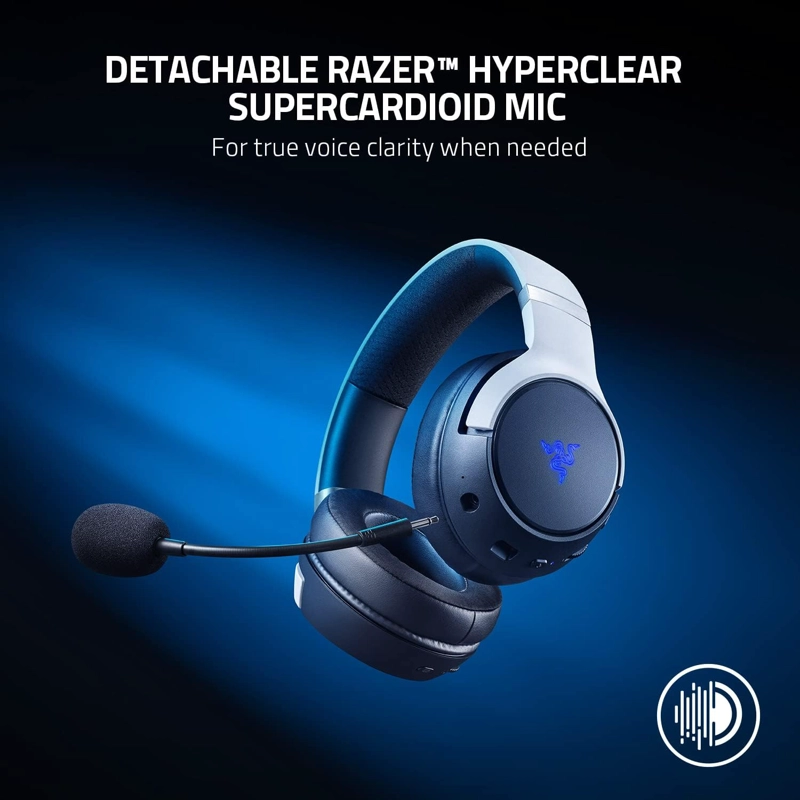 RAZER KAIRA PRO DUAL INALAMBRICO PARA JUEGOS GAMER HEADSET W/HAPTICS PARA PLAYSTATION 5 / PS5, PC, - 5