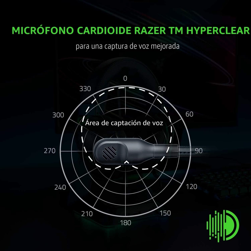 RAZER BLACKSHARK V2 X AURICULARES PARA JUEGOS: SONIDO ENVOLVENTE ESPACIAL THX 7.1 - CONTROLADORES - 4