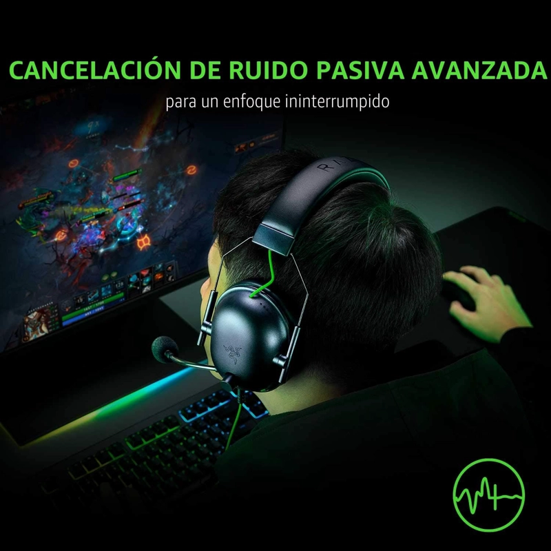 RAZER BLACKSHARK V2 X AURICULARES PARA JUEGOS: SONIDO ENVOLVENTE ESPACIAL THX 7.1 - CONTROLADORES - 5