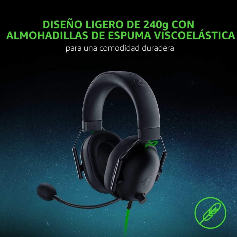 RAZER BLACKSHARK V2 X AURICULARES PARA JUEGOS: SONIDO ENVOLVENTE ESPACIAL THX 7.1 - CONTROLADORES - 6