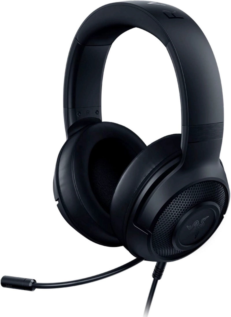 RAZER - AUDIFONOS KRAKEN X LITE ULTRA LIGEROS PARA VIDEOJUEGOS, NEGRO CLASICO TALLA UNICA - 1