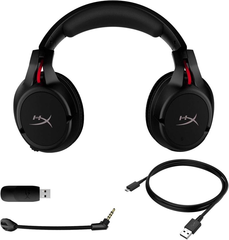 HYPERX CLOUD FLIGHT - AURICULARES INALAMBRICOS PARA JUEGOS, BATERIA DE LARGA DURACION DE HASTA 30 - 5