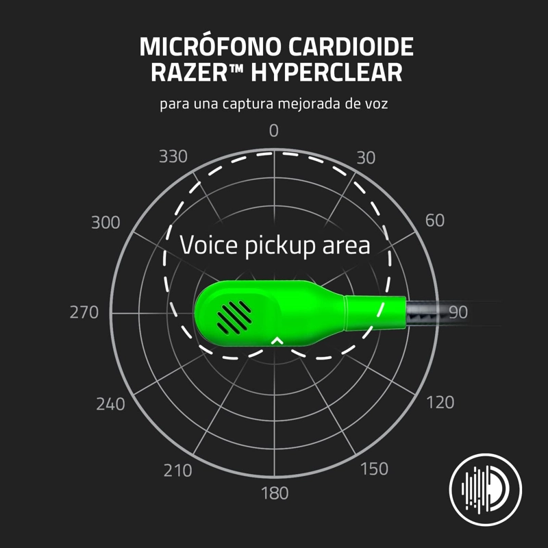 RAZER BLACKSHARK V2 X AURICULARES PARA JUEGOS, CONECTOR DE AUDIO DE 0.1 IN - 3