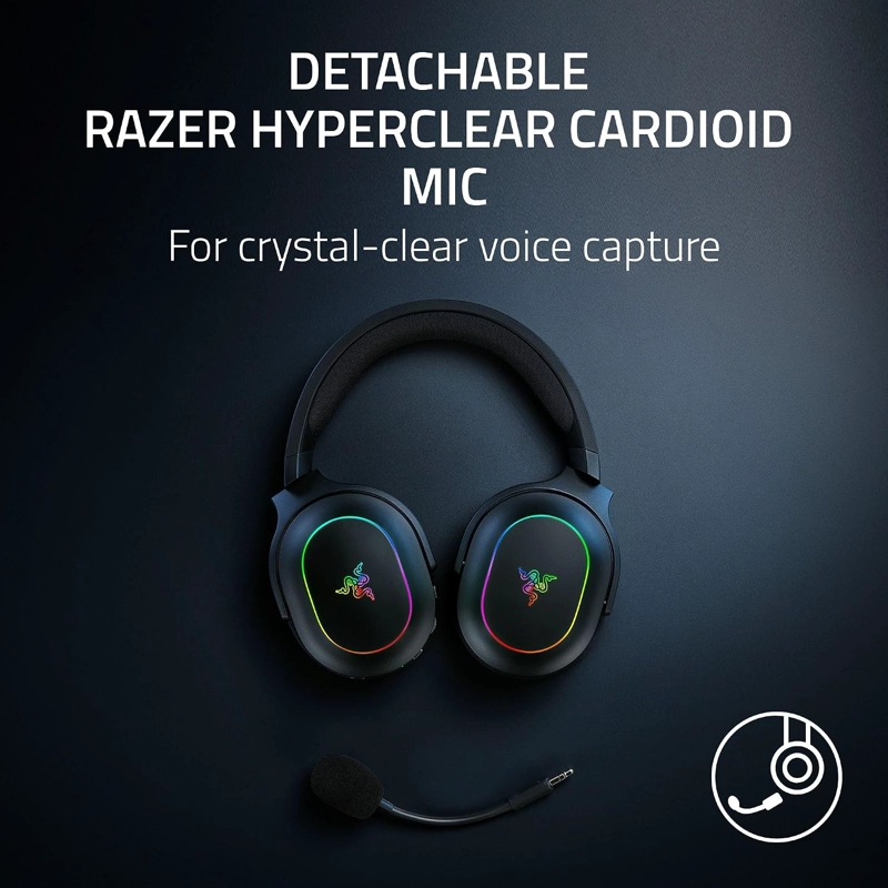 RAZER BARRACUDA X CHROMA AURICULARES INALAMBRICOS PARA JUEGOS, 2.4 GHZ - 6