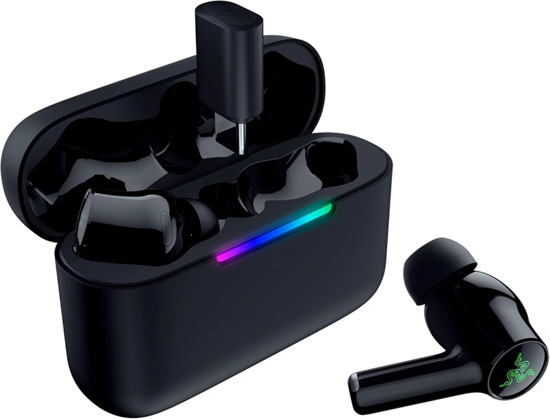 RAZER HAMMERHEAD V3 HYPERSPEED - AURICULARES INALAMBRICOS MULTIPLATAFORMA ANC PARA JUEGOS, 2.4 GHZ - 1
