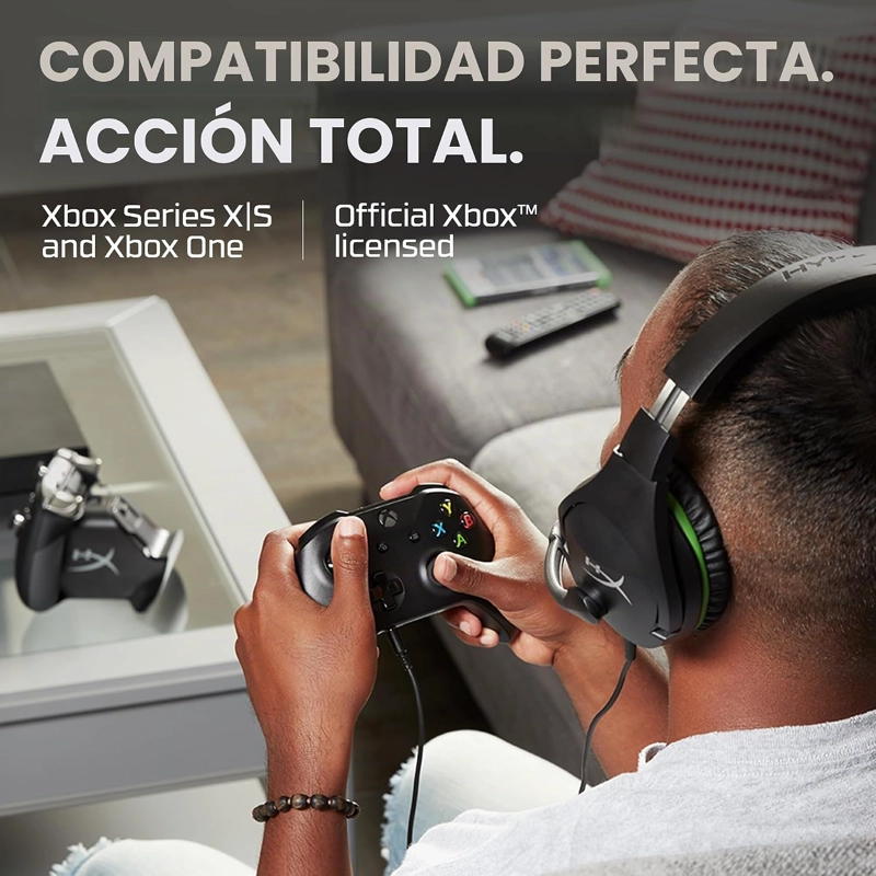 HYPERX CLOUDX STINGER CORE - CON LICENCIA OFICIAL PARA XBOX, AURICULARES PARA JUEGOS CON CONTROL - 6