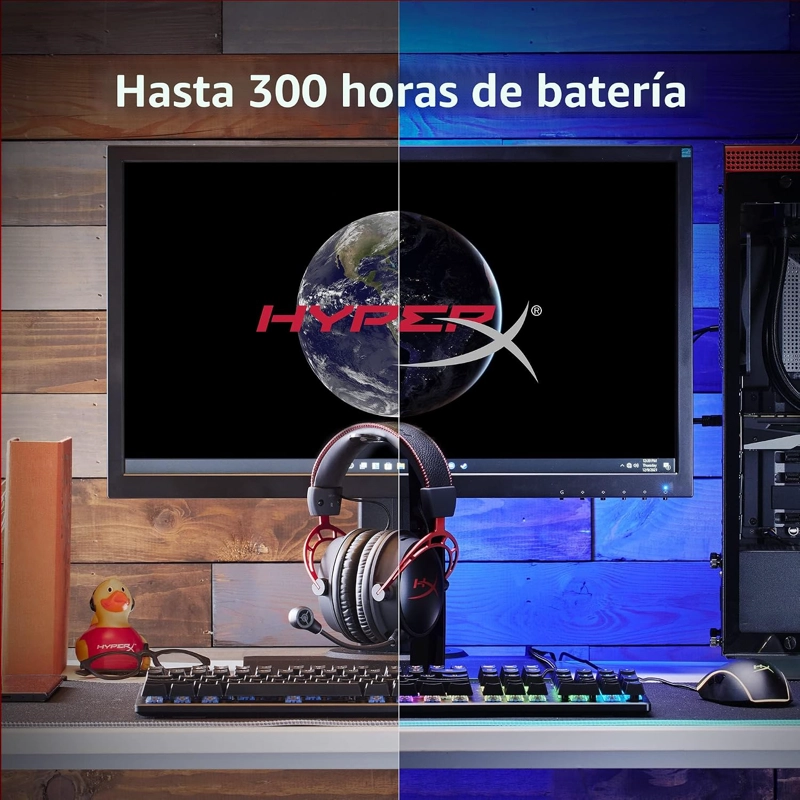 HYPERX CLOUD ALPHA INALAMBRICO - AURICULARES PARA JUEGOS PARA PC, BATERIA - 2