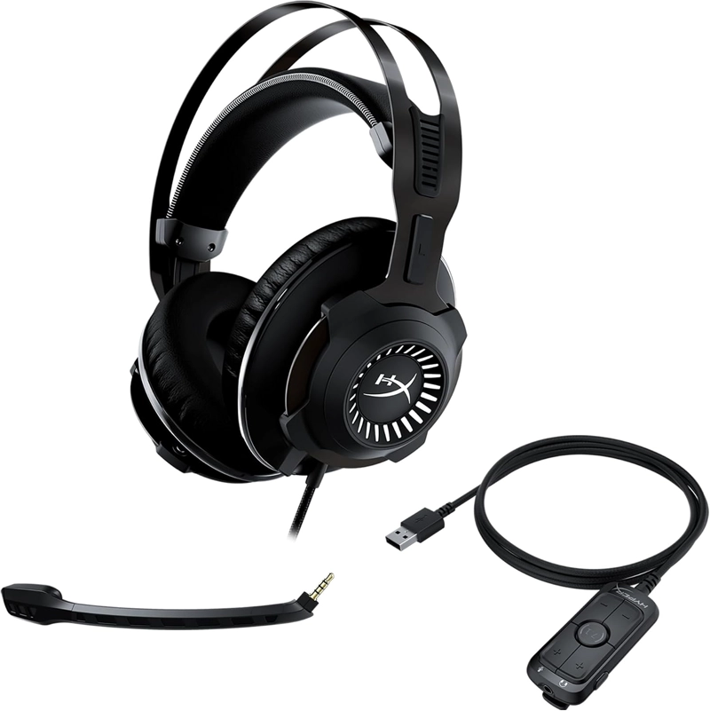HYPERX CLOUD - AURICULARES PARA JUEGOS CON SONIDO ENVOLVENTE HYPERX 7.1, ESPUMA - 6