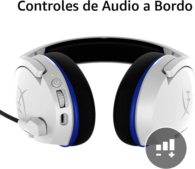 HYPERX HHSS1C-KB-WT/G CLOUD STINGER CORE - AURICULARES INALAMBRICOS PARA JUEGOS, PARA PS4, PS5, PC, - 5