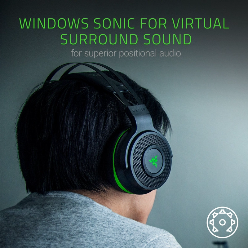 RAZER THRESHER PARA XBOX ONE: WINDOWS SONIC SURROUND - CONEXION INALAMBRICA SIN RETRASOS - - 3
