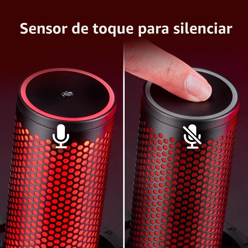 HYPERX QUADCAST 2 FROST - MICROFONO USB PARA JUEGOS, TRANSMISION Y PODCASTING, CON CONTROLES - 5