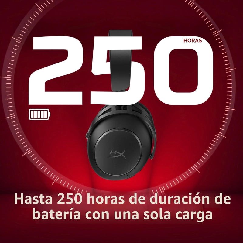 HYPERX CLOUD ALPHA 2 INALAMBRICO PARA JUEGOS GAMER HEADSET CON 53MM DUAL-CHAMBER DRIVERS Y UP TO - 2