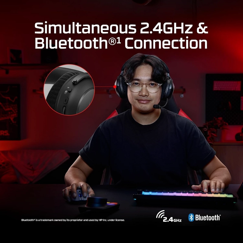 HYPERX CLOUD ALPHA 2 INALAMBRICO PARA JUEGOS GAMER HEADSET CON 53MM DUAL-CHAMBER DRIVERS Y UP TO - 5