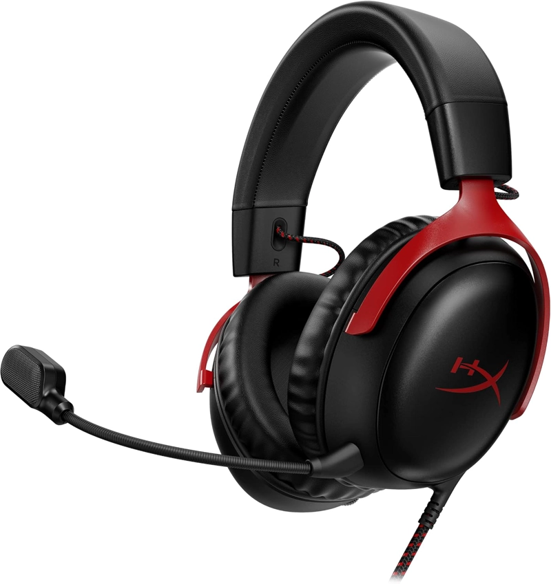HYPERX CLOUD III AURICULARES CON CABLE PARA JUEGOS, PC, PS5, XBOX SERIES X S, CONTROLADORES - 1