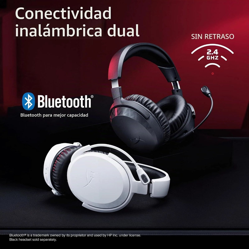 HYPERX CLOUD STINGER 3 - AURICULARES INALAMBRICOS PARA JUEGOS PARA PC, HYPERX SIGNATURE COMFORT, - 3