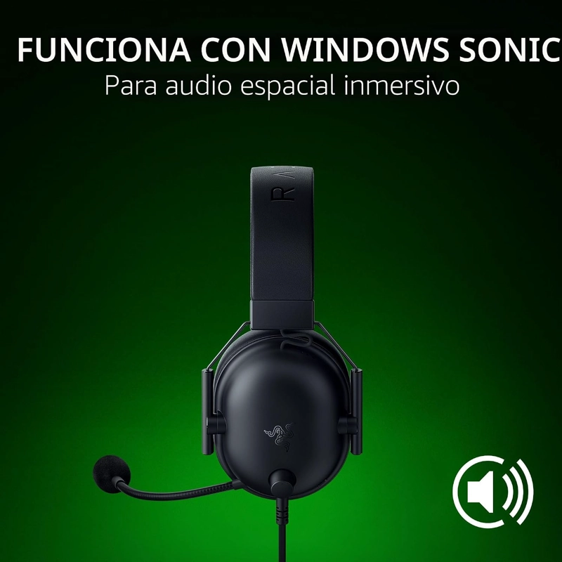 RAZER BLACKSHARK V2 X AURICULARES PARA JUEGOS XBOX, CONECTOR DE AUDIO DE 0.138 IN, COLOR NEGRO - 6