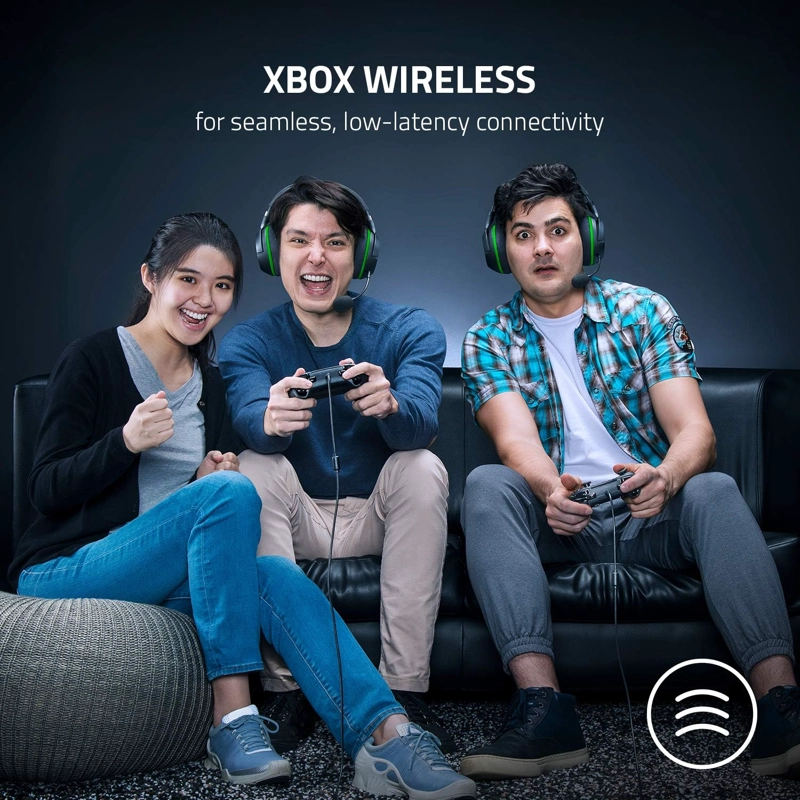RAZER KAIRA INALAMBRICO PARA JUEGOS GAMER HEADSET PARA XBOX SERIES X S, XBOX ONE: TRIFORCE TITANIUM - 6