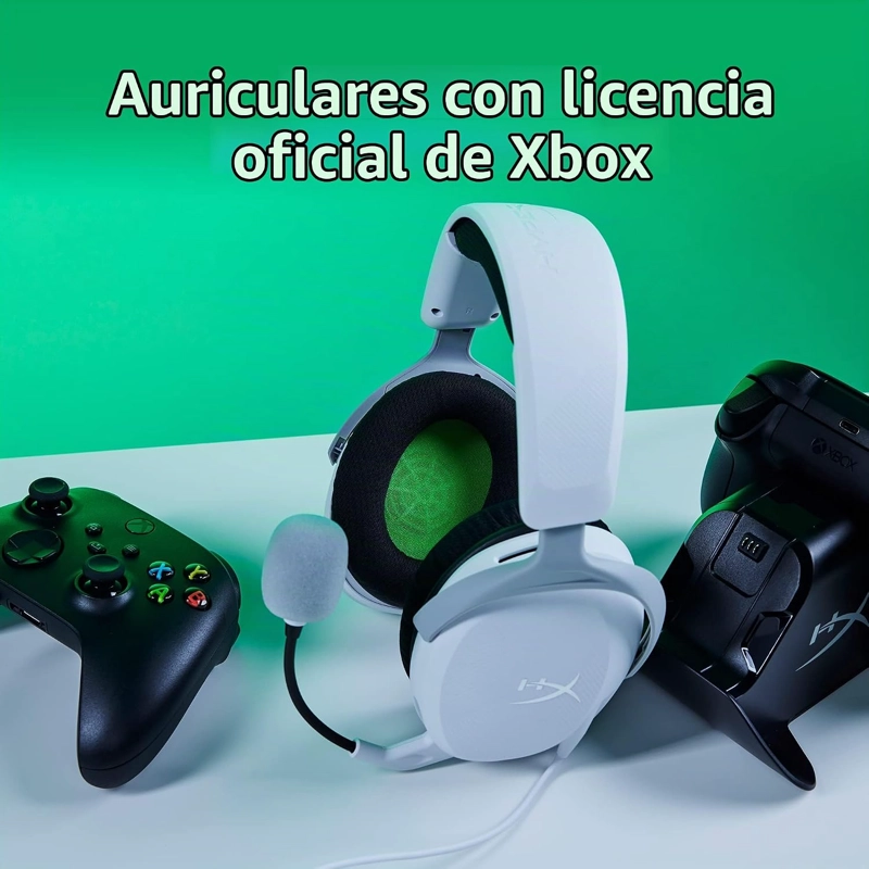 HYPERX CLOUDX STINGER 2 CORE - AURICULARES PARA JUEGOS DE XBOX, LIGEROS, CON MICROFONO, FUNCION - 5
