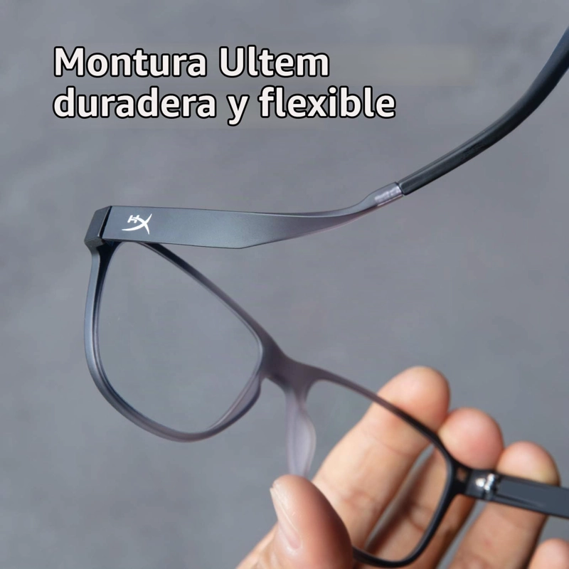 HYPERX SPECTRE REACT - GAFAS PARA JUEGOS, GAFAS DE BLOQUEO DE LUZ AZUL, PROTECCION UV, MONTURA - 4