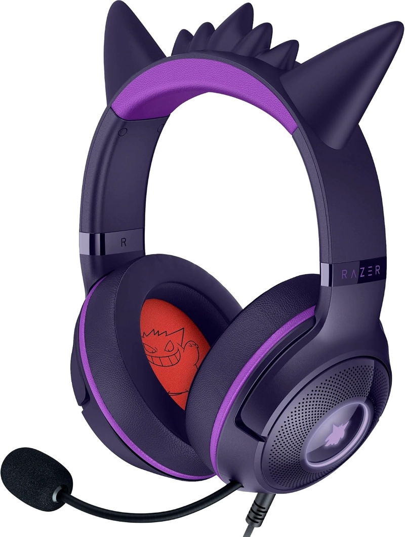 AURICULARES RAZER KRAKEN KITTY V2 USB CON CABLE: ESPINAS DE GENGAR - ILUMINACION REACTIVA AL - 1