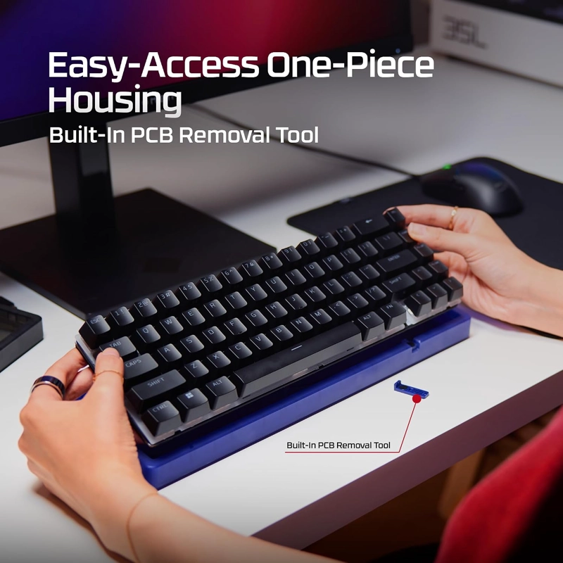 HYPERX ORIGENES 2 65 - TECLADO PARA JUEGOS, PC, CARCASA INTERCAMBIABLE, INTERRUPTORES HOTSWAP, - 2