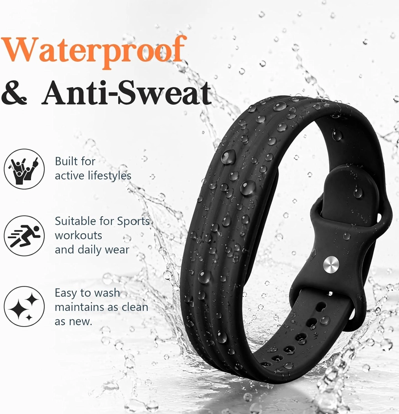 SILICONE BAND PARA GOOGLE FITBIT AIR ACTIVITY TRACKER STRAP MEN WOMEN - 3