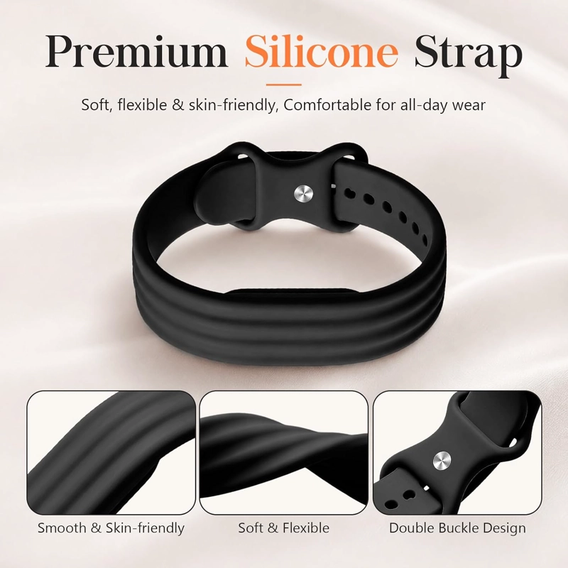 SILICONE BAND PARA GOOGLE FITBIT AIR ACTIVITY TRACKER STRAP MEN WOMEN - 4