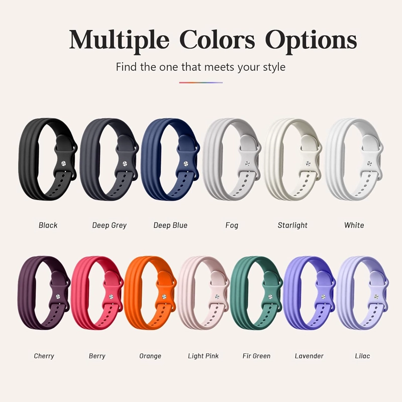 SILICONE BAND PARA GOOGLE FITBIT AIR ACTIVITY TRACKER STRAP MEN WOMEN - 5