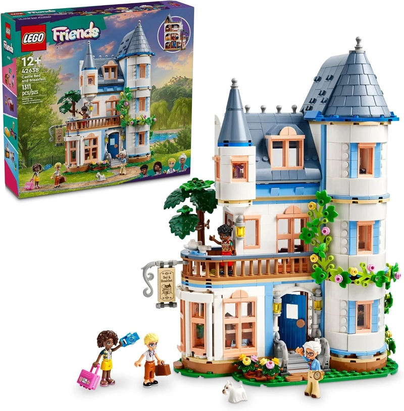 LEGO FRIENDS CASTILLO CAMA Y DESAYUNO HOTEL JUEGO DE CONSTRUCCION - FIGURAS DE JUGUETE DE JUEGO - 1