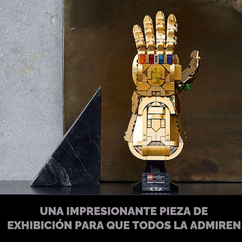 LEGO MARVEL INFINITY 76191 - JUEGO DE GUANTES COLECCIONABLES DE THANOS CON PIEDRAS DEL INFINITO, - 6