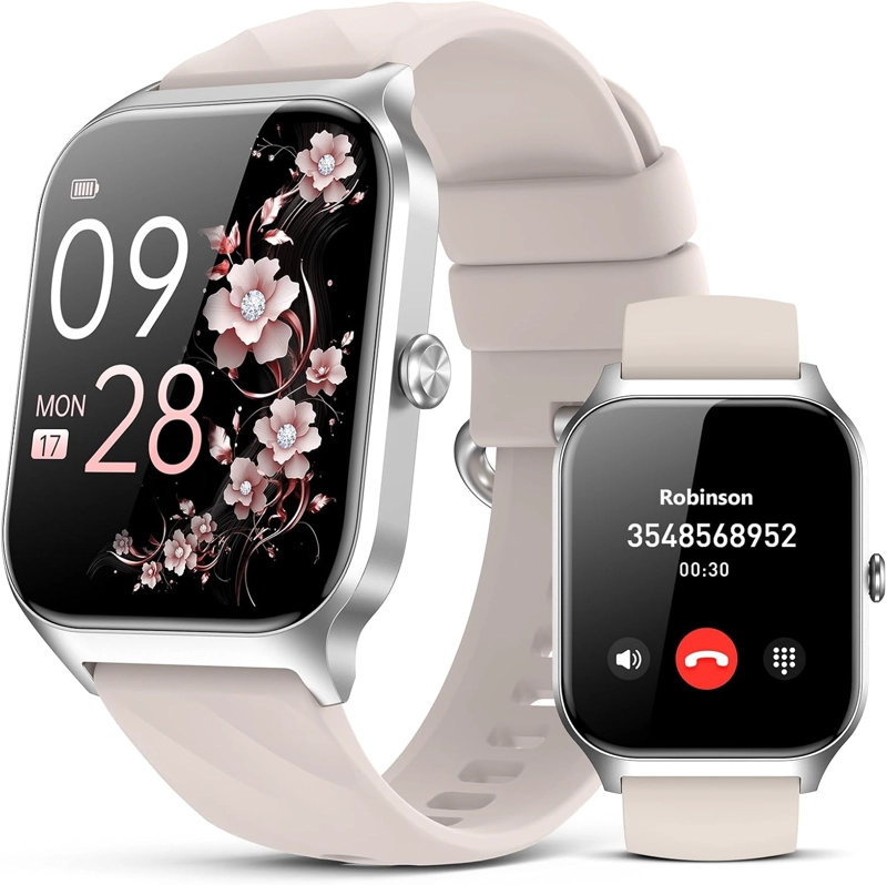 RELOJ INTELIGENTE PARA MUJERES Y HOMBRES, RESPONDER/HACER LLAMADAS 1.83 PULGADAS, HD, RASTREADOR - 1