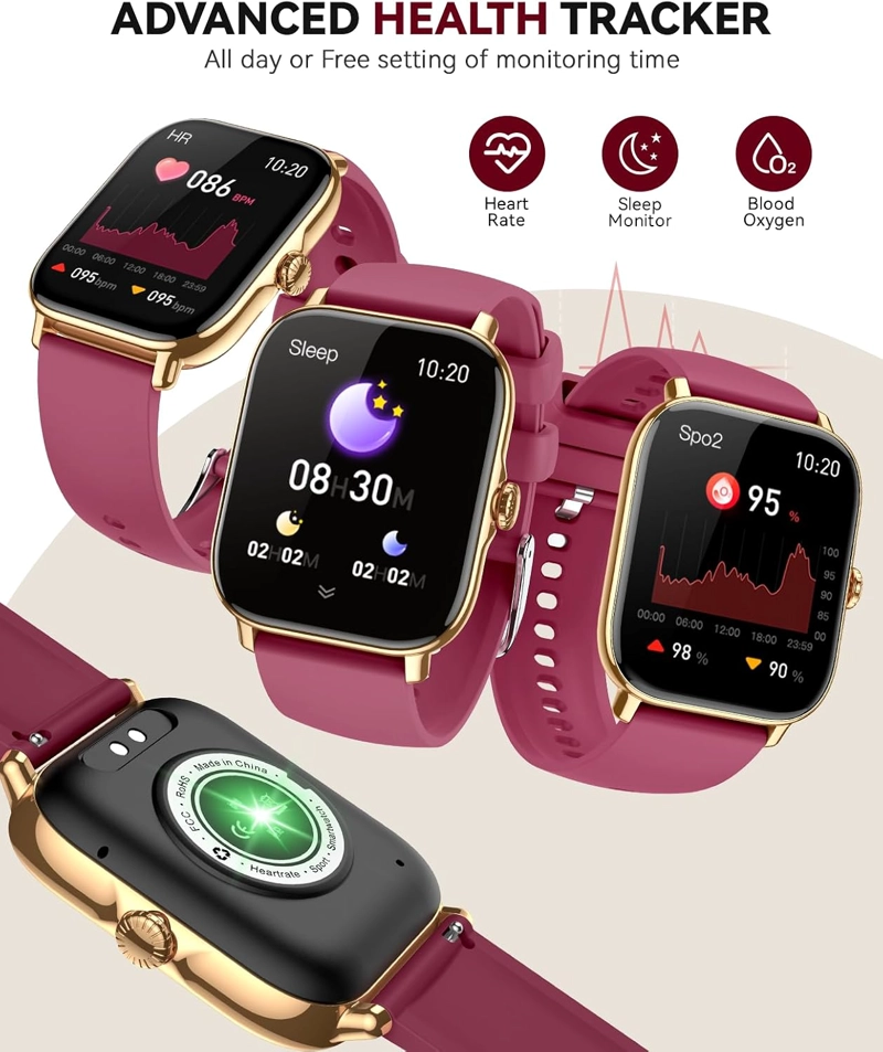 RELOJ INTELIGENTE PARA MUJERES Y HOMBRES, CONTADOR DE ACTIVIDAD, RELOJ INTELIGENTE 2025 IP68 - 4