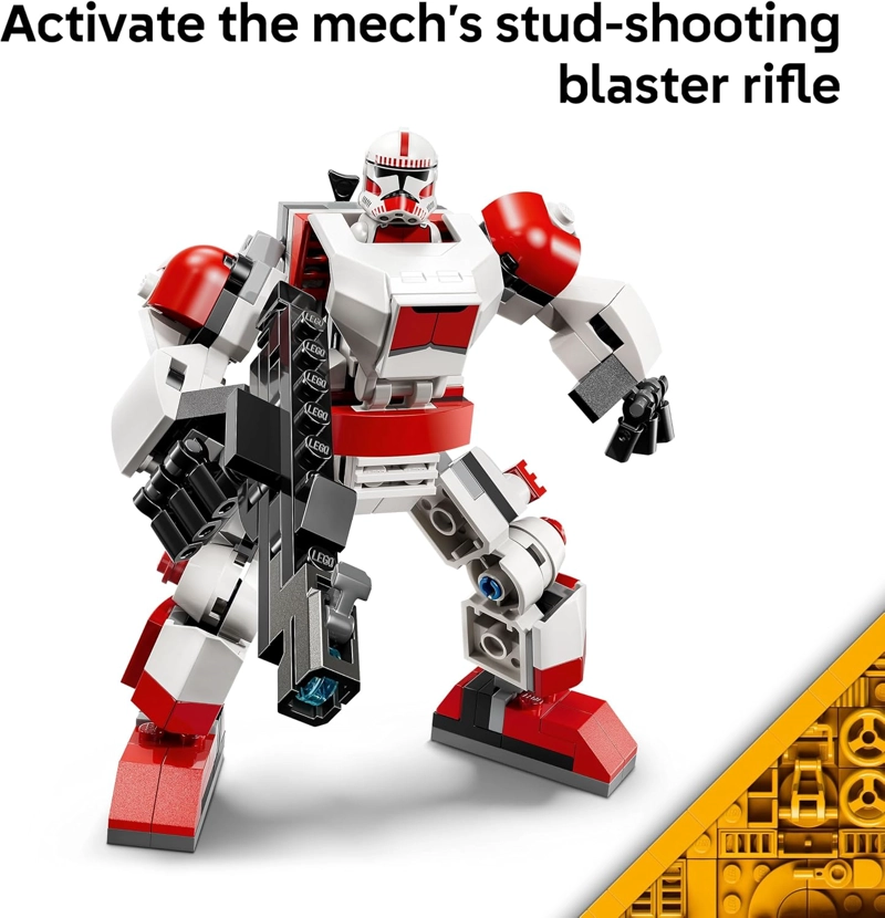 LEGO STAR WARS CLONE SHOCK TROOPER MECH - JUGUETE DE CONSTRUCCION PARA NIÑOS Y NIÑAS - FIGURA - 3