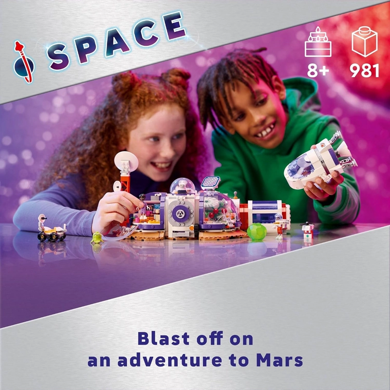 LEGO FRIENDS BASE ESPACIAL EN MARTE Y KIT DE MAQUILLAJE SET DE COHETE, JUGUETE CIENTIFICO - 2