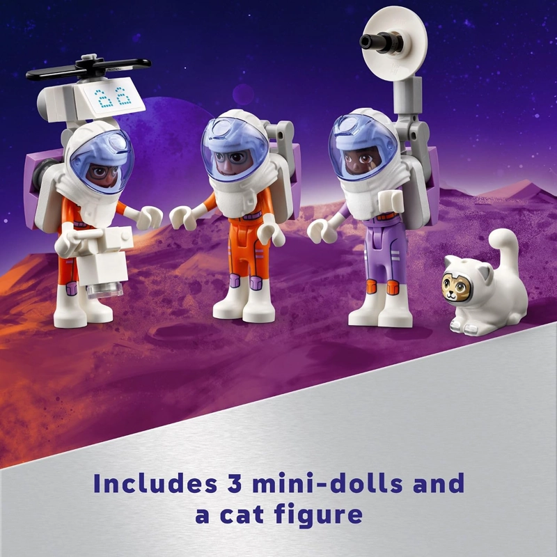 LEGO FRIENDS BASE ESPACIAL EN MARTE Y KIT DE MAQUILLAJE SET DE COHETE, JUGUETE CIENTIFICO - 4