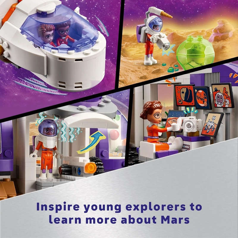 LEGO FRIENDS BASE ESPACIAL EN MARTE Y KIT DE MAQUILLAJE SET DE COHETE, JUGUETE CIENTIFICO - 5